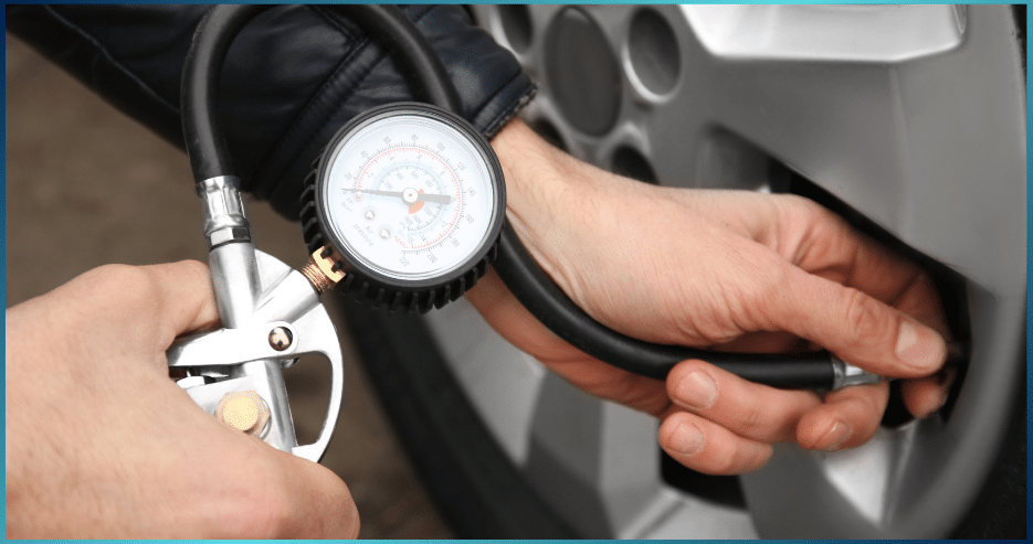 Checking Tire Pressure on a Honda CR-V